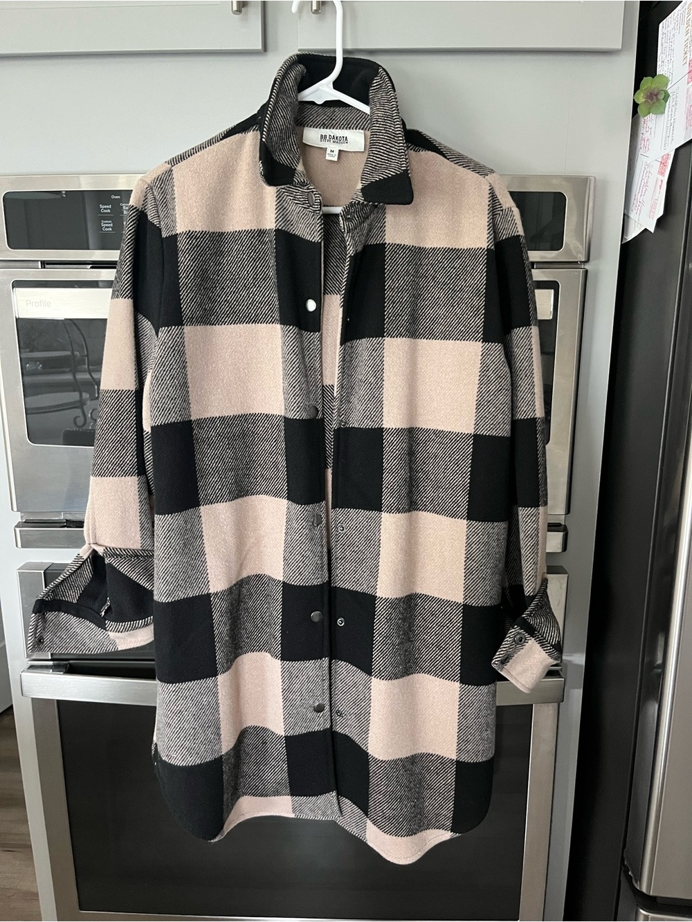 BB Dakota by Steve Madden Eldridge Buffalo Plaid Coat M